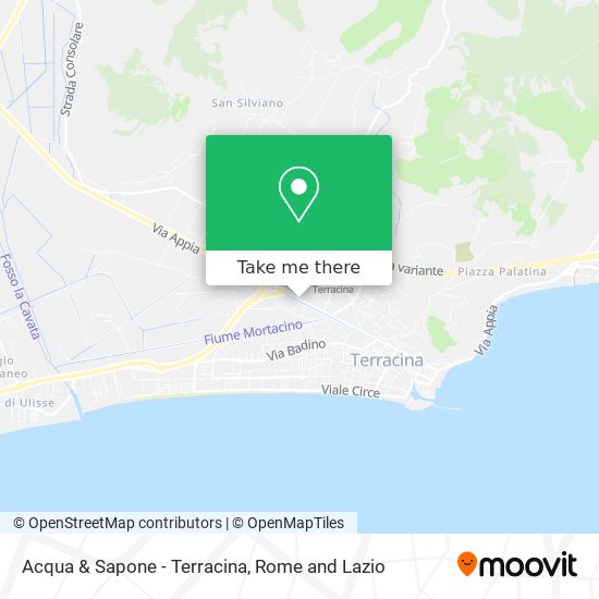 Acqua & Sapone - Terracina map