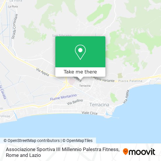 Associazione Sportiva III Millennio Palestra Fitness map
