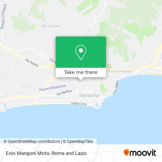 Enio Mangoni Moto map