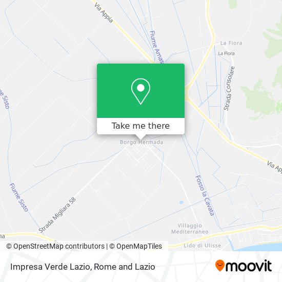 Impresa Verde Lazio map