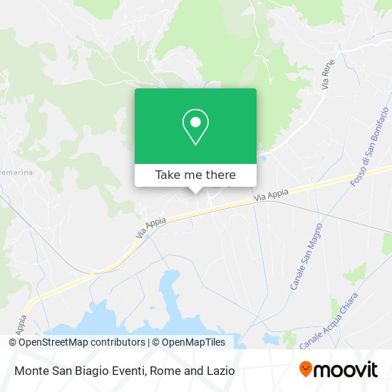 Monte San Biagio Eventi map