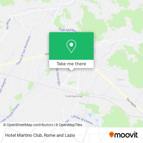 Hotel Martino Club map