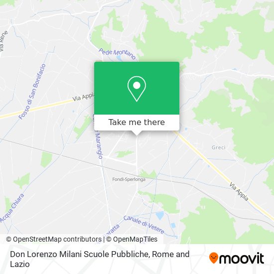 Don Lorenzo Milani Scuole Pubbliche map