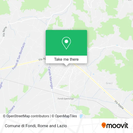 Comune di Fondi map
