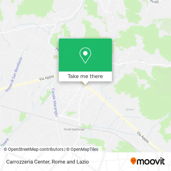 Carrozzeria Center map