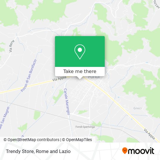 Trendy Store map