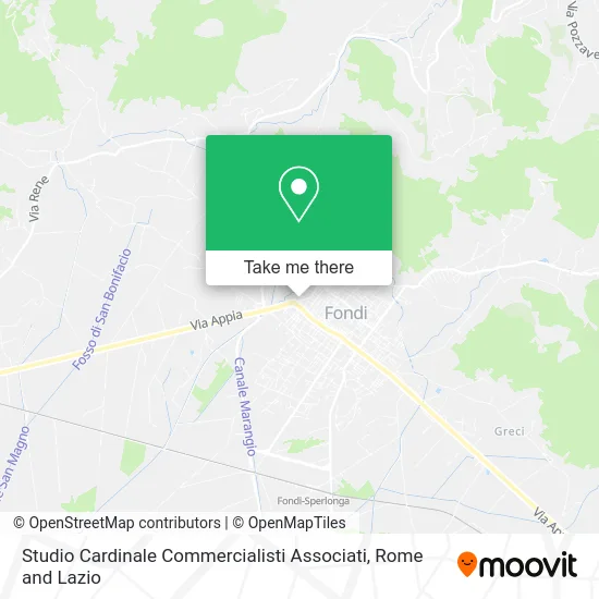 Cardinale Associated Accountants map