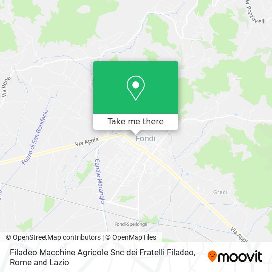Filadeo Macchine Agricole Snc dei Fratelli Filadeo map