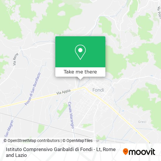 Istituto Comprensivo Garibaldi di Fondi - Lt map