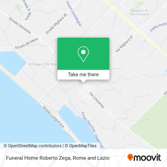 Funeral Home Roberto Zega map