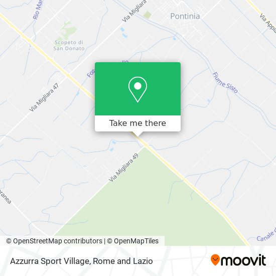 Azzurra Sport Village map