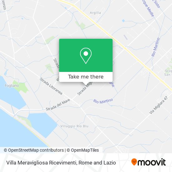 Villa Meravigliosa Ricevimenti map