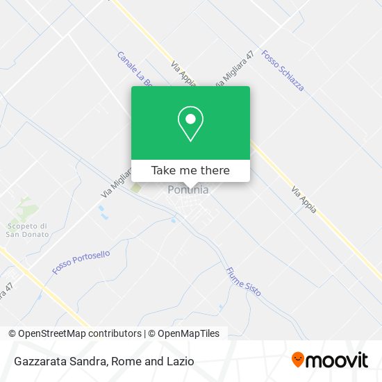 Gazzarata Sandra map