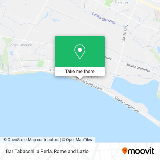 Bar Tabacchi la Perla map