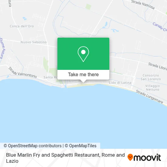 Blue Marlin Fry and Spaghetti Restaurant map