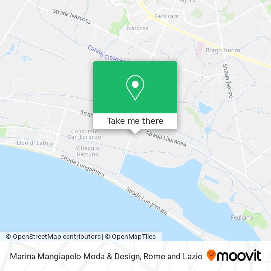 Marina Mangiapelo Moda & Design map