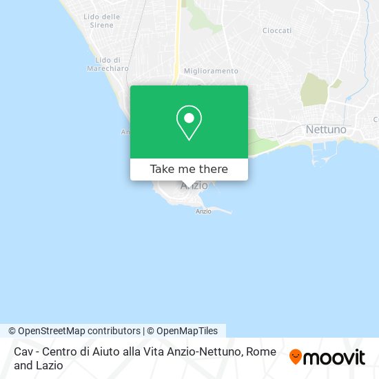 Cav - Centro di Aiuto alla Vita Anzio-Nettuno map