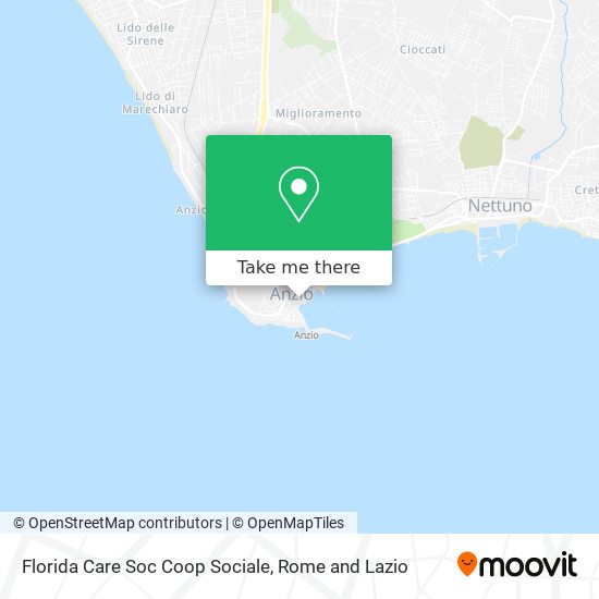 Florida Care Soc Coop Sociale map