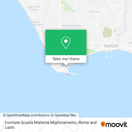 Comune Scuola Materna Miglioramento map