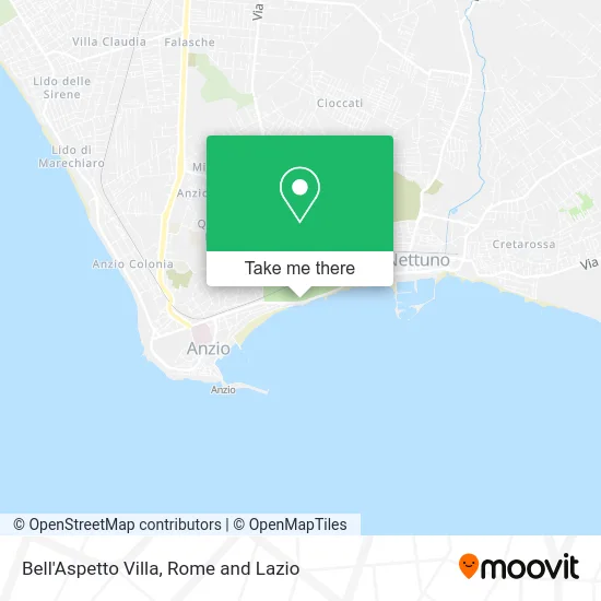 Bell'Aspetto Villa map