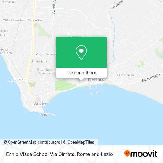 Ennio Visca School Via Olmata map