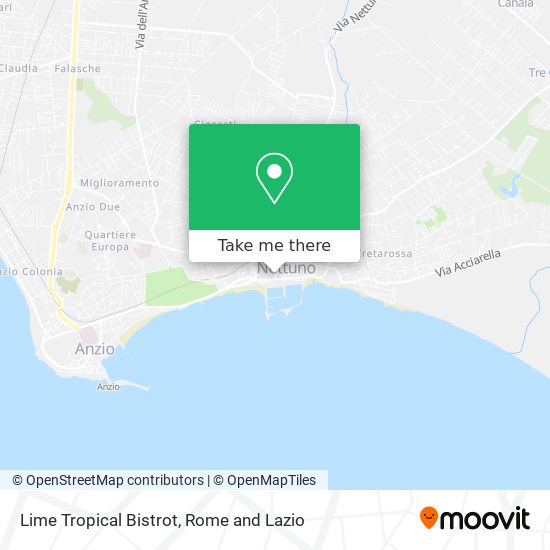 Lime Tropical Bistrot map