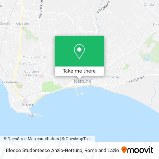 Blocco Studentesco Anzio-Nettuno map