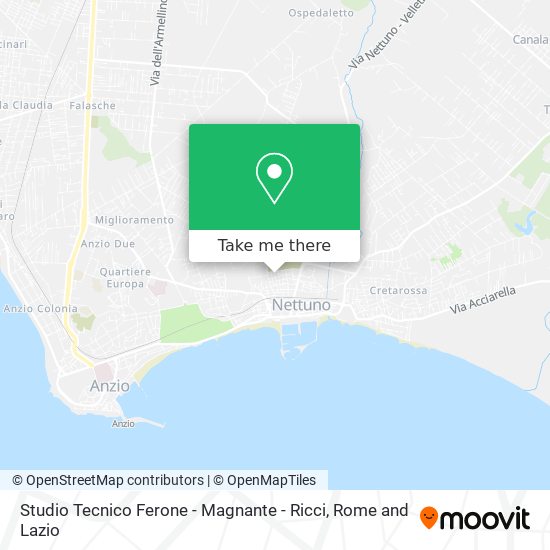 Studio Tecnico Ferone - Magnante - Ricci map