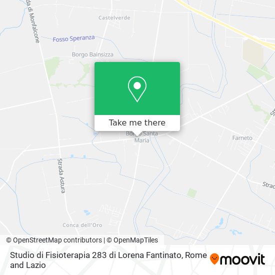 Studio di Fisioterapia 283 di Lorena Fantinato map