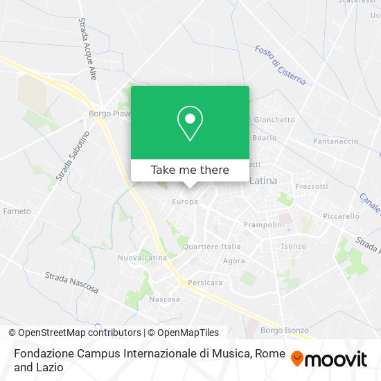 Fondazione Campus Internazionale di Musica map