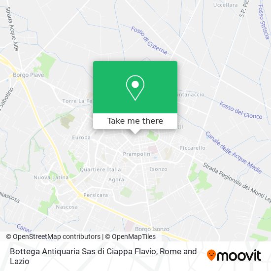 Bottega Antiquaria Sas di Ciappa Flavio map