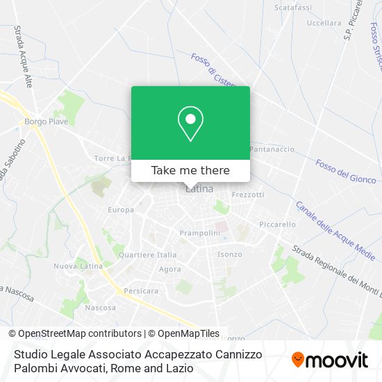 Studio Legale Associato Accapezzato Cannizzo Palombi Avvocati map