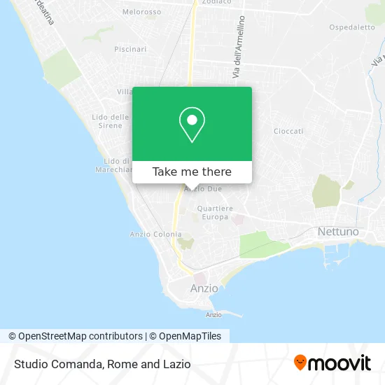 Studio Comanda map