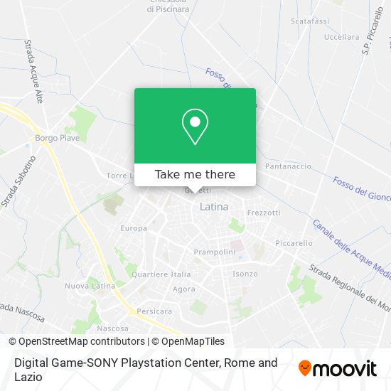 Digital Game-SONY Playstation Center map