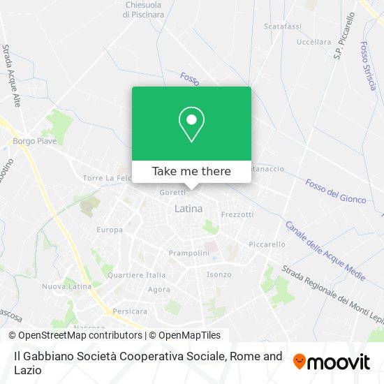 Il Gabbiano Società Cooperativa Sociale map