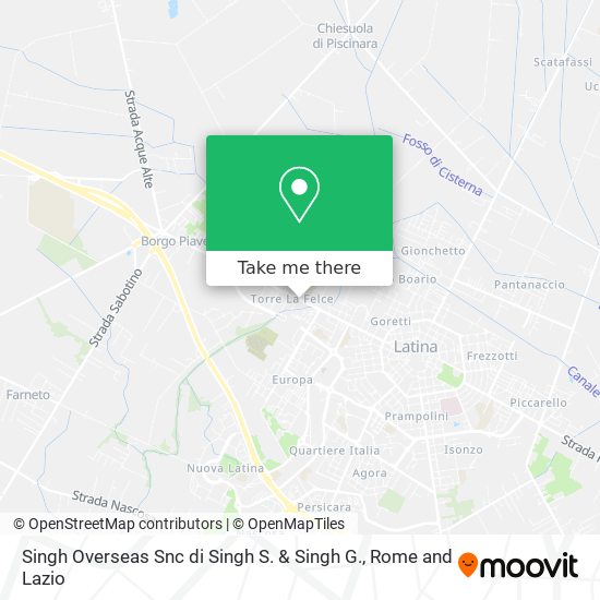 Singh Overseas Snc di Singh S. & Singh G. map