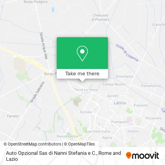 Auto Opzional Sas di Nanni Stefania e C. map