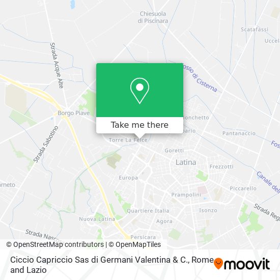 Ciccio Capriccio Sas di Germani Valentina & C. map