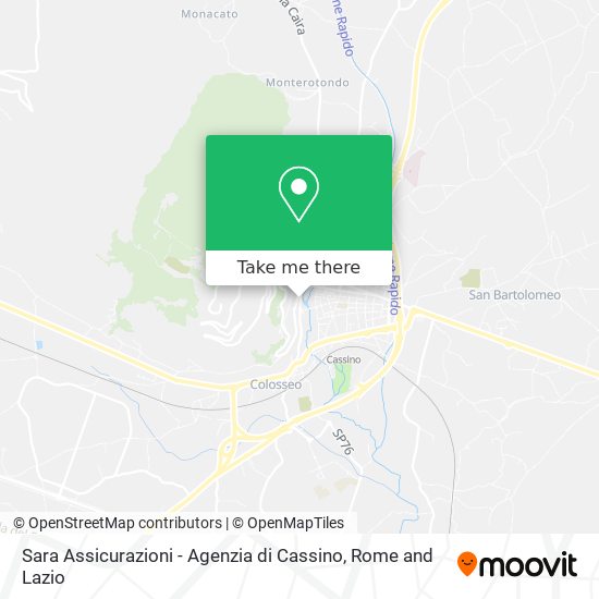 Sara Assicurazioni - Agenzia di Cassino map