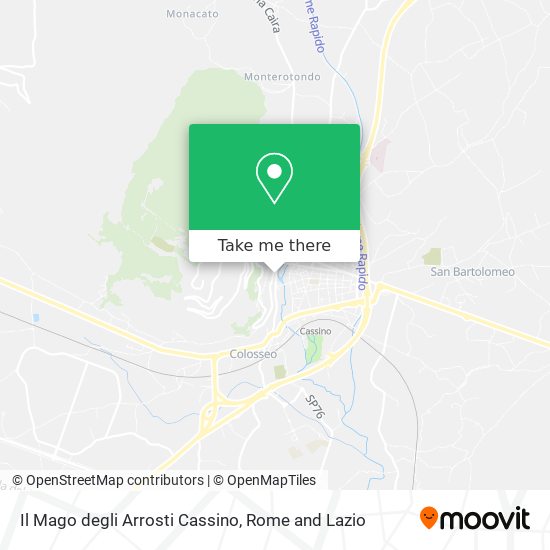 Il Mago degli Arrosti Cassino map