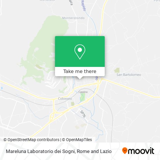 Mareluna Laboratorio dei Sogni map