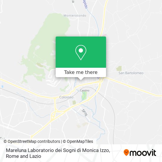 Mareluna Laboratorio dei Sogni di Monica Izzo map