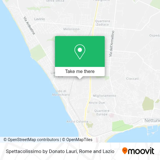 Spettacolissimo by Donato Lauri map