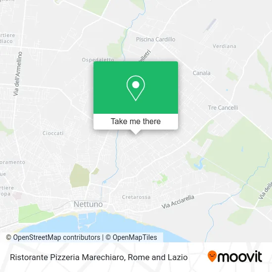 Marechiaro Restaurant and Pizzeria map