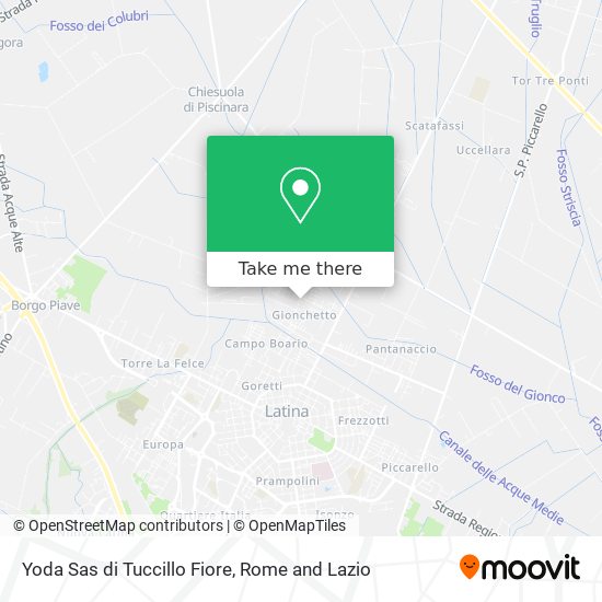 Yoda Sas di Tuccillo Fiore map