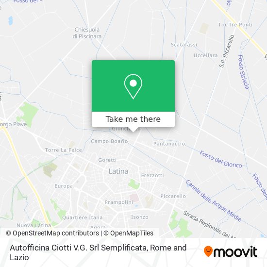 Autofficina Ciotti V.G. Srl Semplificata map