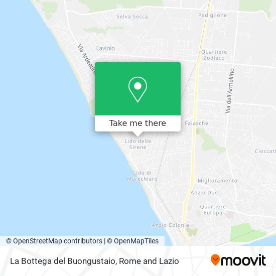 La Bottega del Buongustaio map