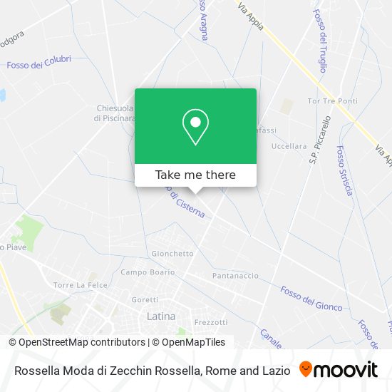 Rossella Moda di Zecchin Rossella map