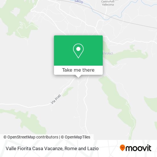 Valle Fiorita Casa Vacanze map