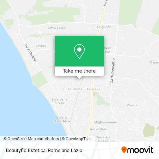 Beautyflo Estetica map